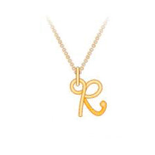 Initiale Gold Pendant