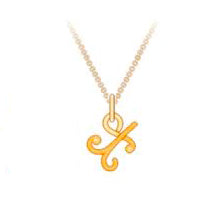 Initiale Gold Pendant