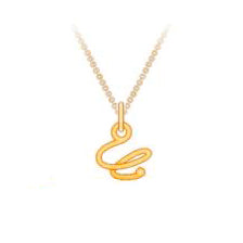 Initiale Gold Pendant