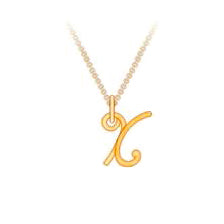 Initiale Gold Pendant