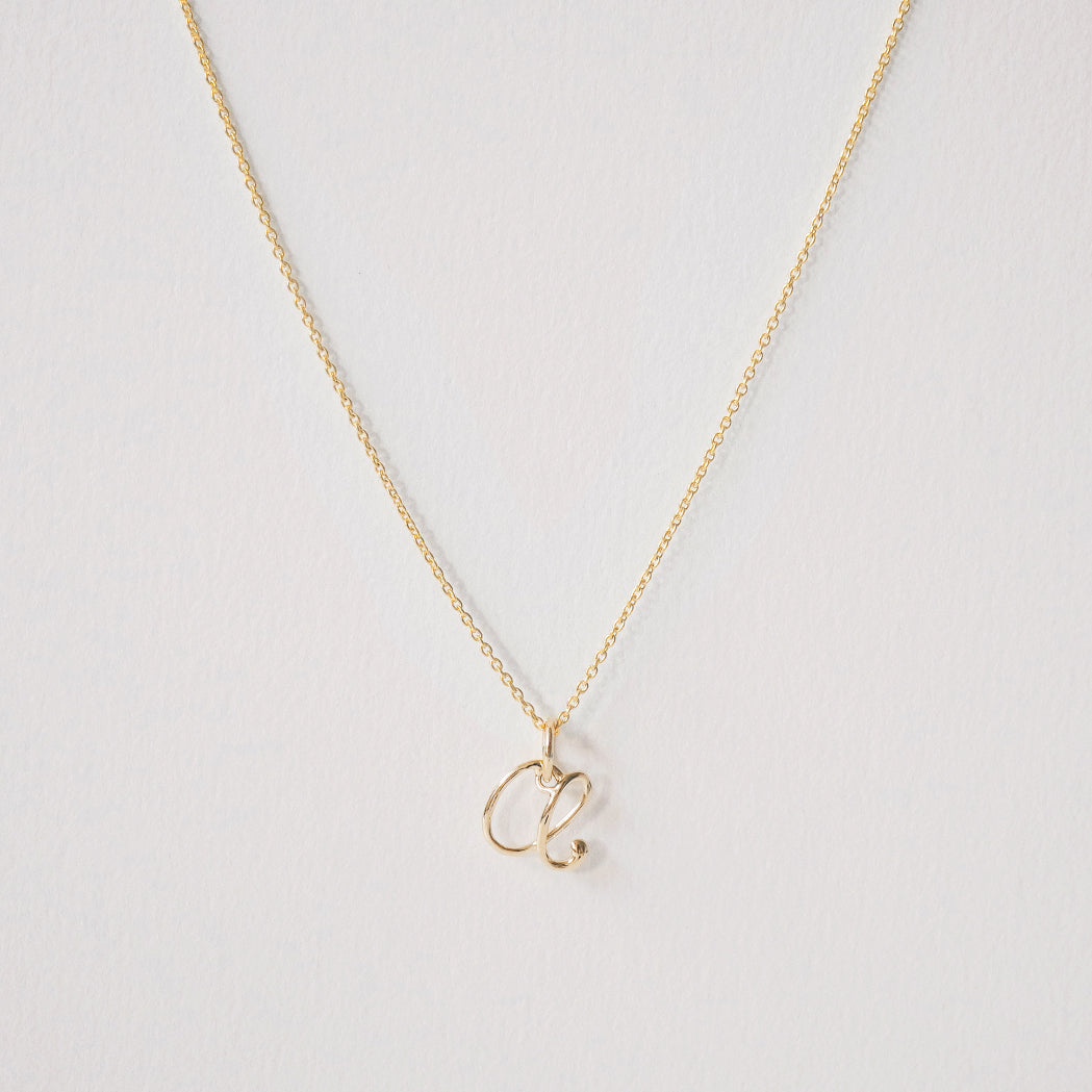 Initiale Gold Pendant