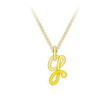 Initiale Gold Pendant