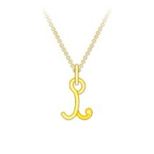 Initiale Gold Pendant