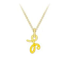 Initiale Gold Pendant