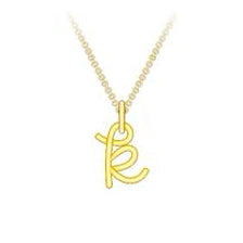 Initiale Gold Pendant