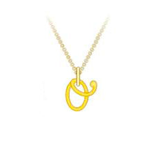Initiale Gold Pendant