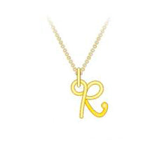 Initiale Gold Pendant