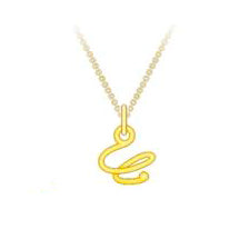 Initiale Gold Pendant