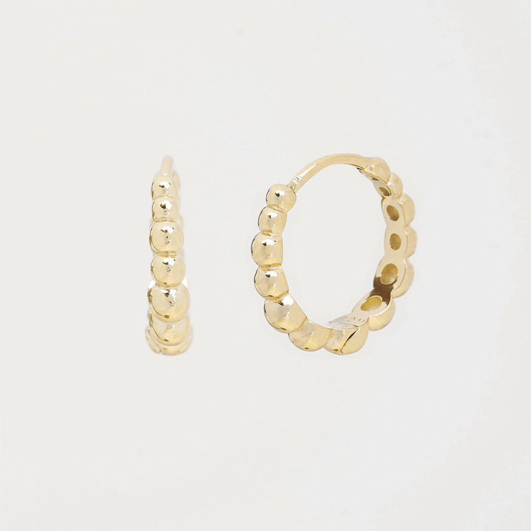 Perlato Hoop Earrings - Small