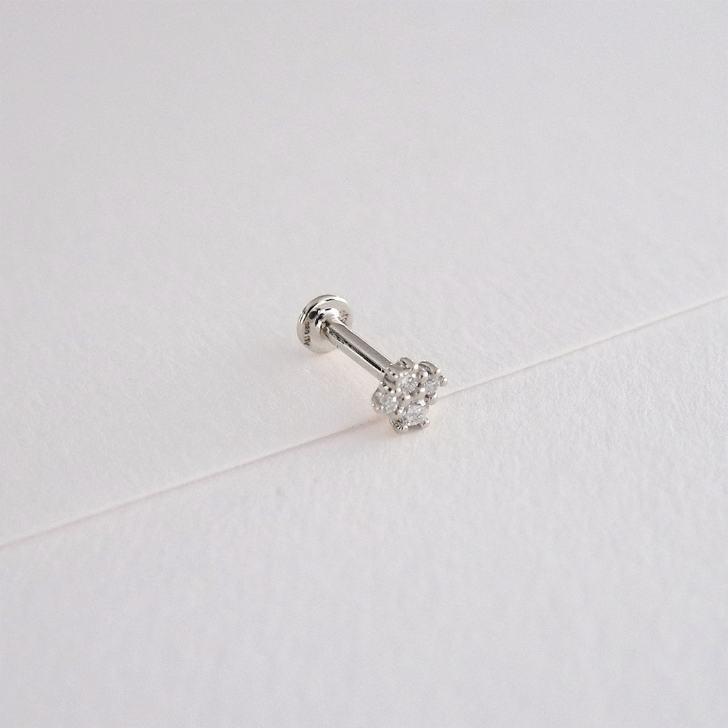Alma Ear Piercing - Gold & Diamonds