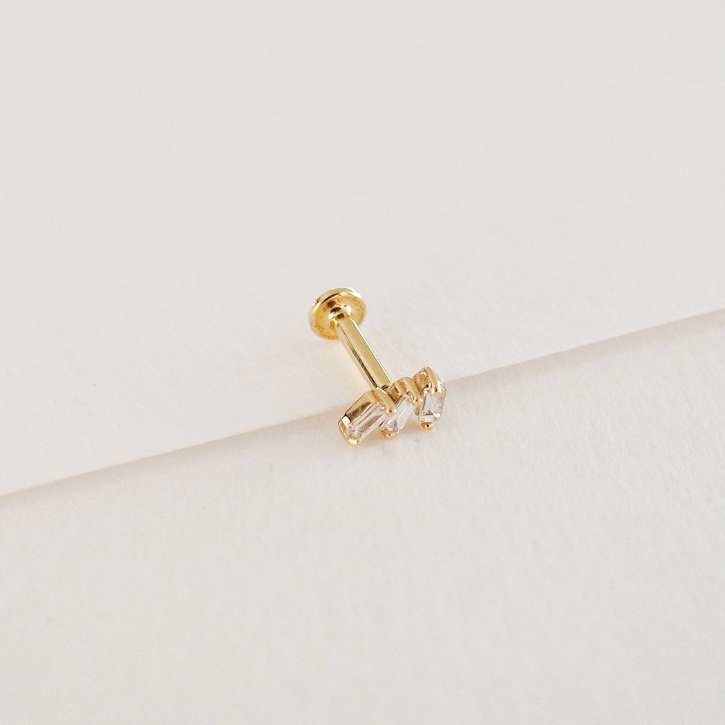 Angel Ear Piercing - Gold & Diamonds