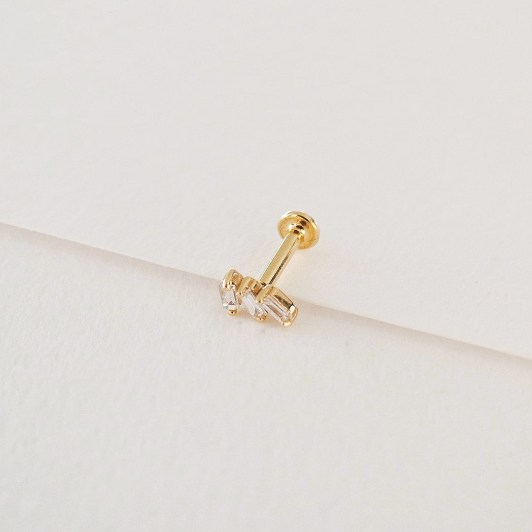 Angel Ear Piercing - Gold & Diamonds