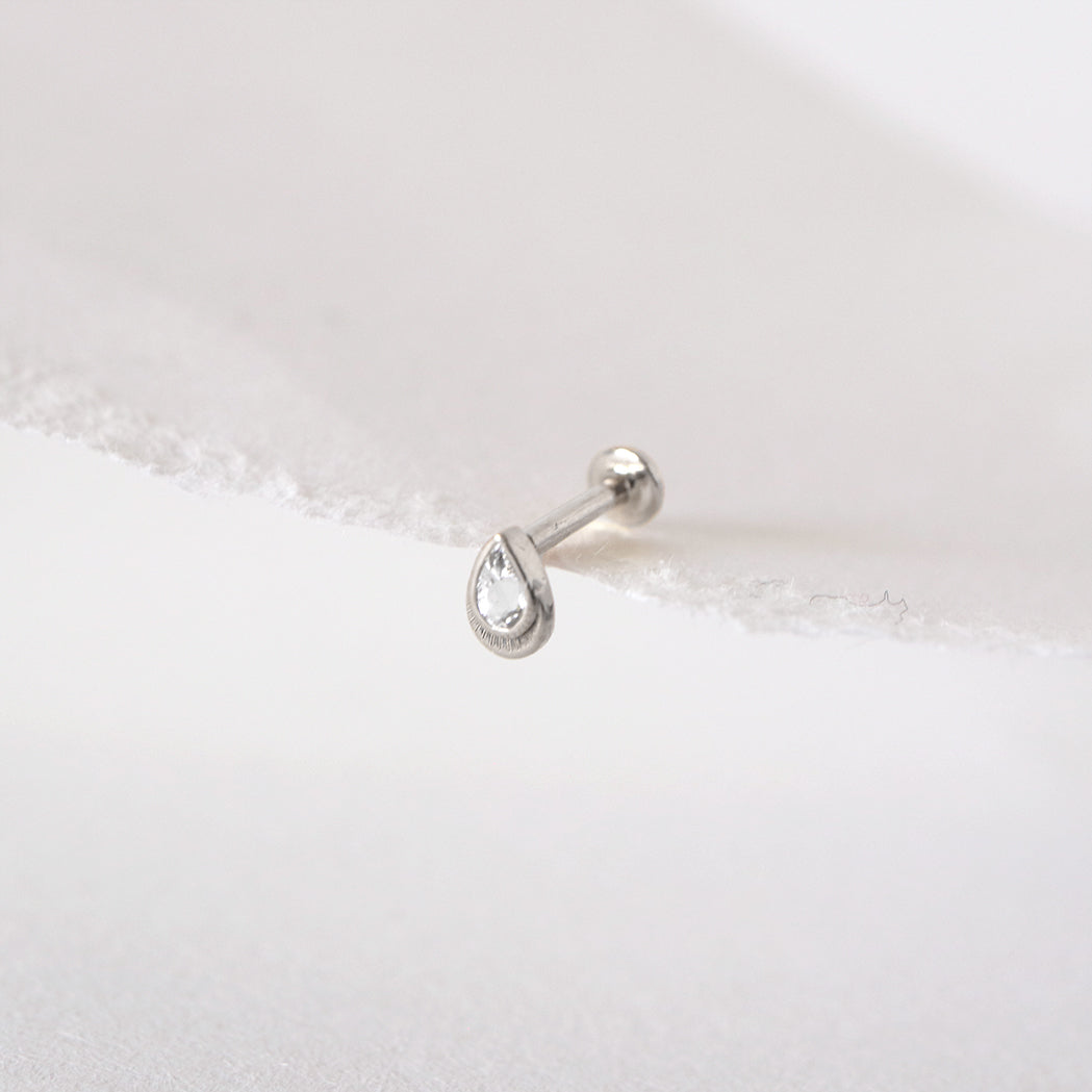 Piercing d'Oreille Drop Or & Diamant