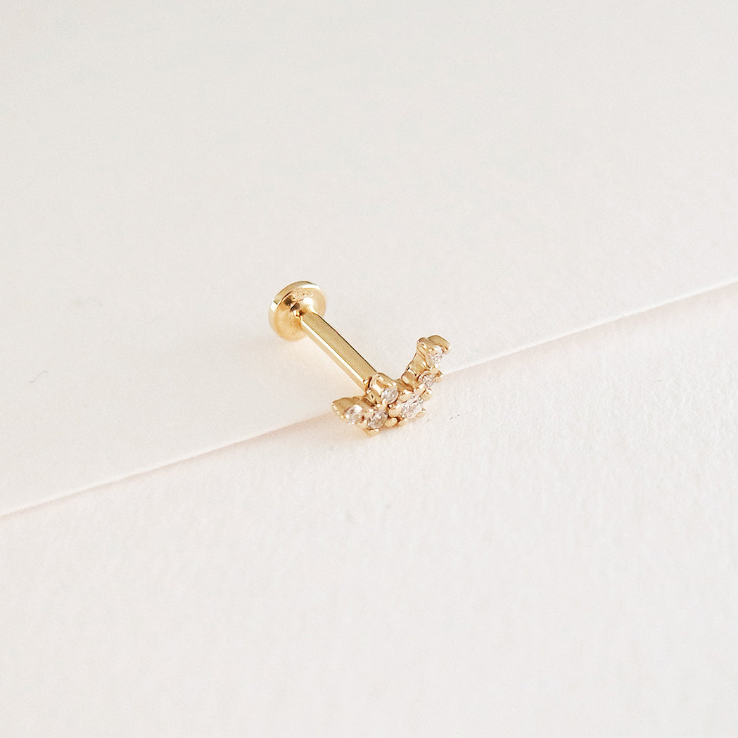 Sirius Ear Piercing - Gold & Diamonds