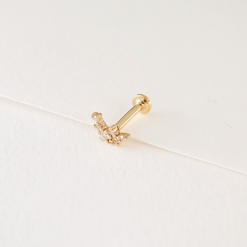 Sirius Ear Piercing - Gold & Diamonds