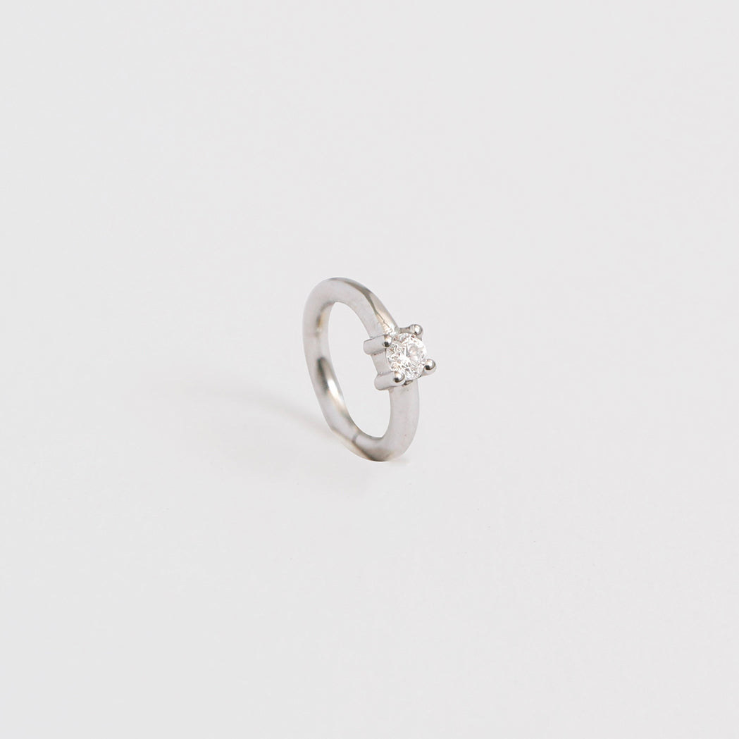 Sol Piercing Ring in Gold & Diamonds - 6, 8, 10 or 12 mm