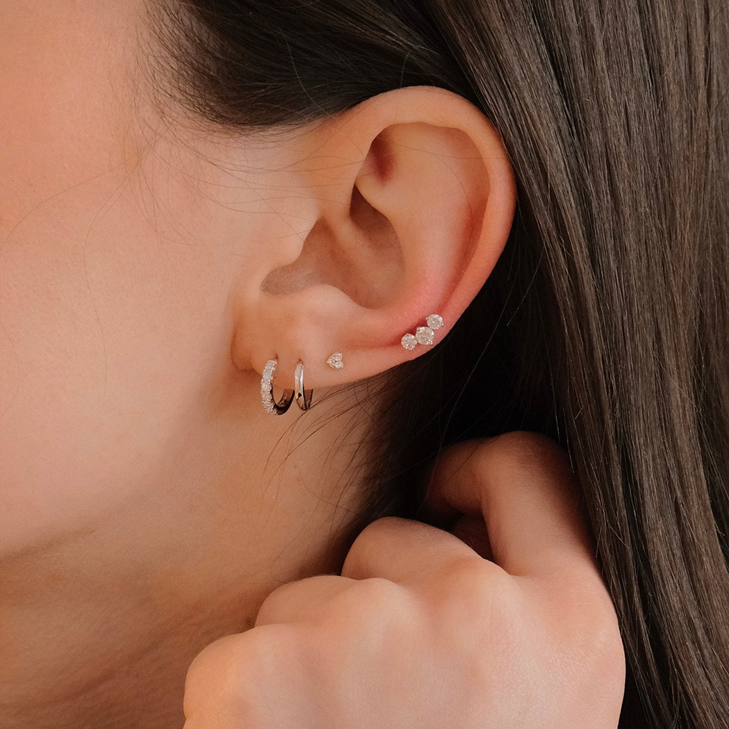 Vesper Ear Piercing - Gold & Diamonds