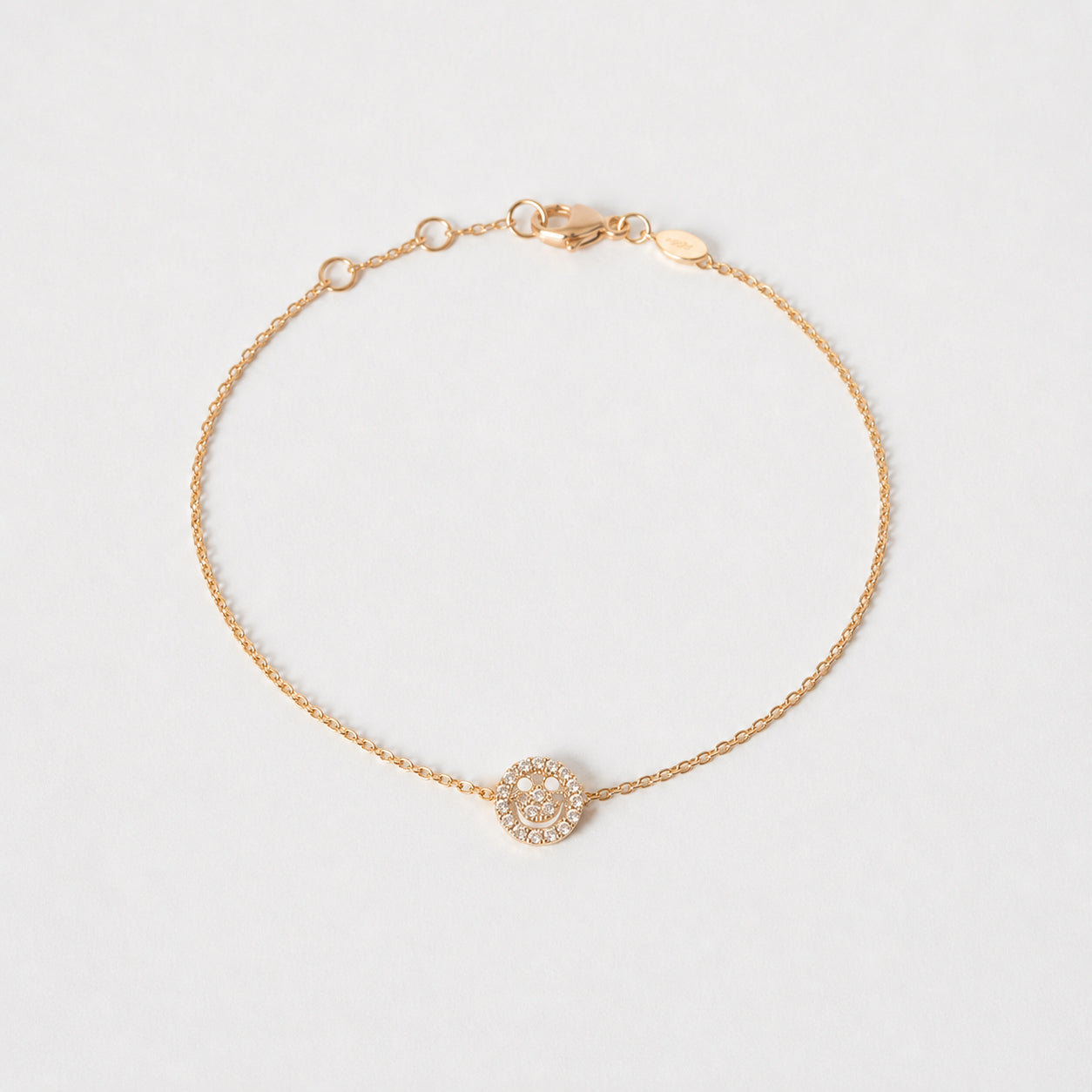 Smiley Armband - Gold & Diamanten