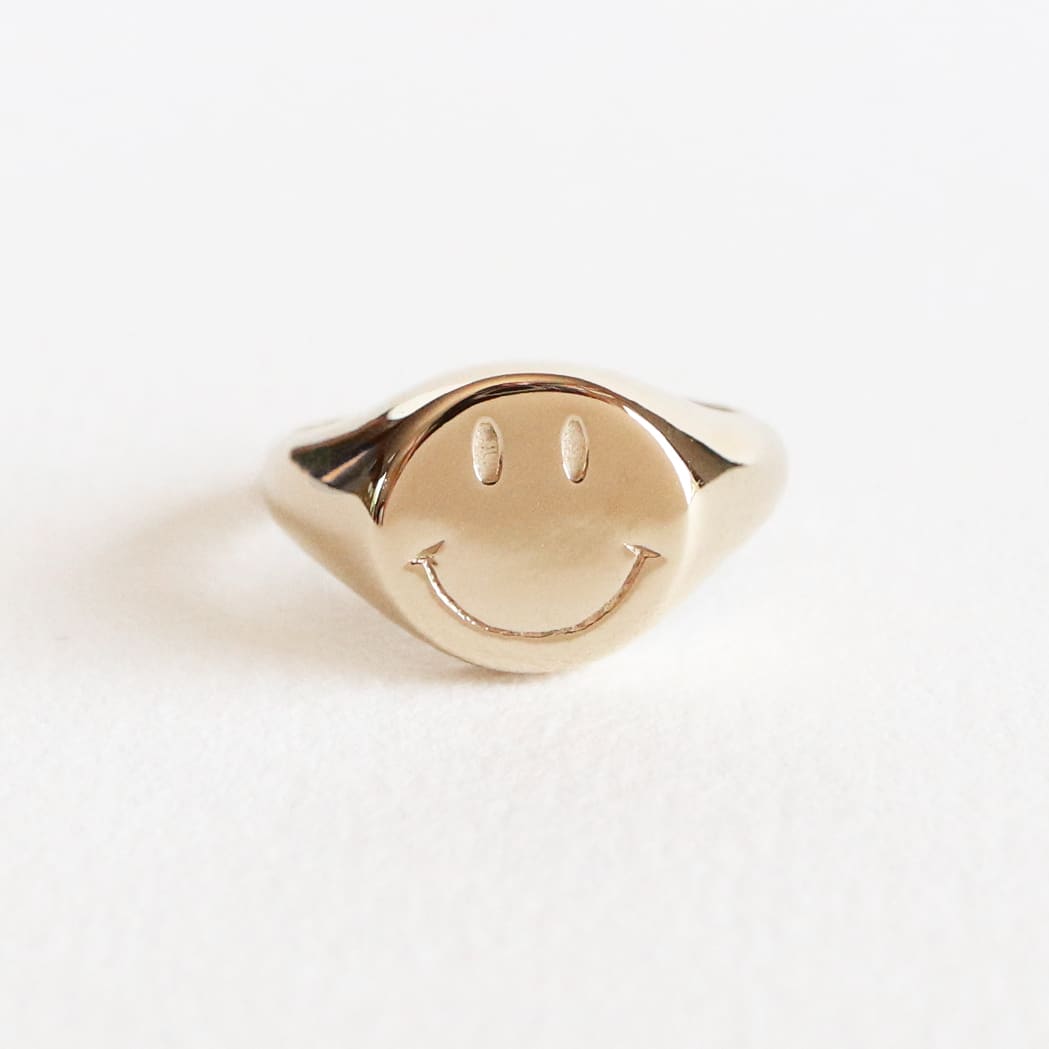 Bague Chevalière Smiley