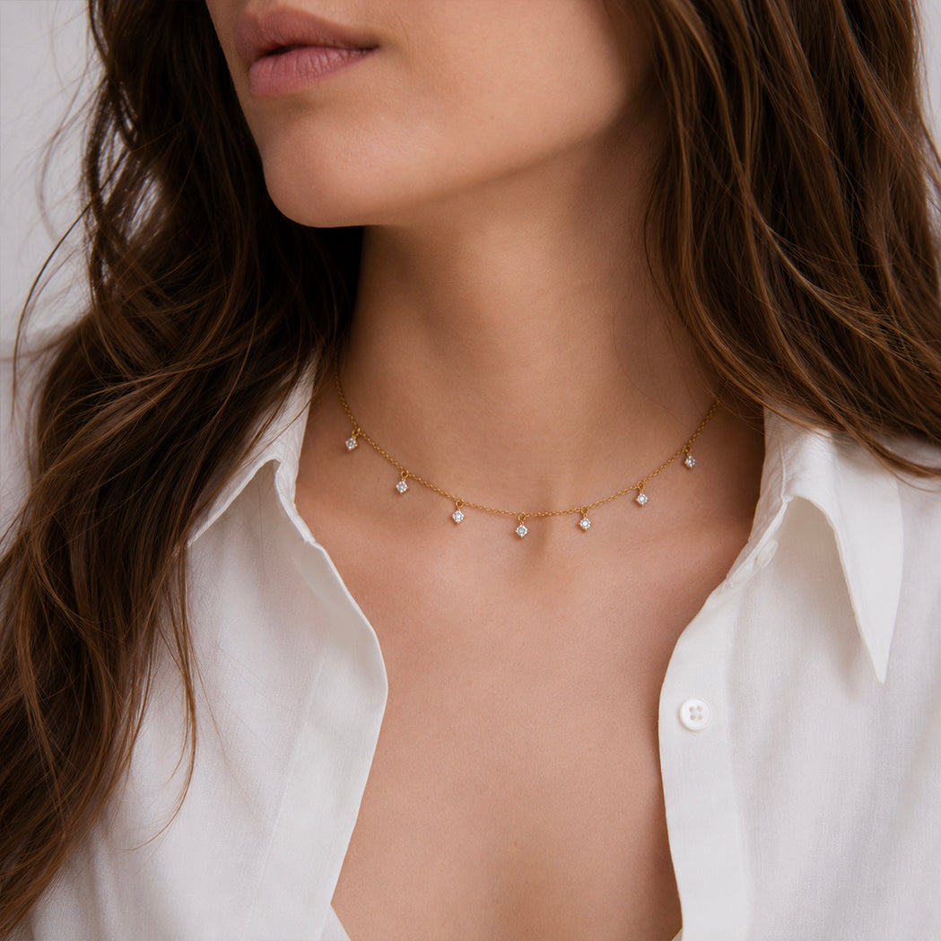 Stone Choker Necklace
