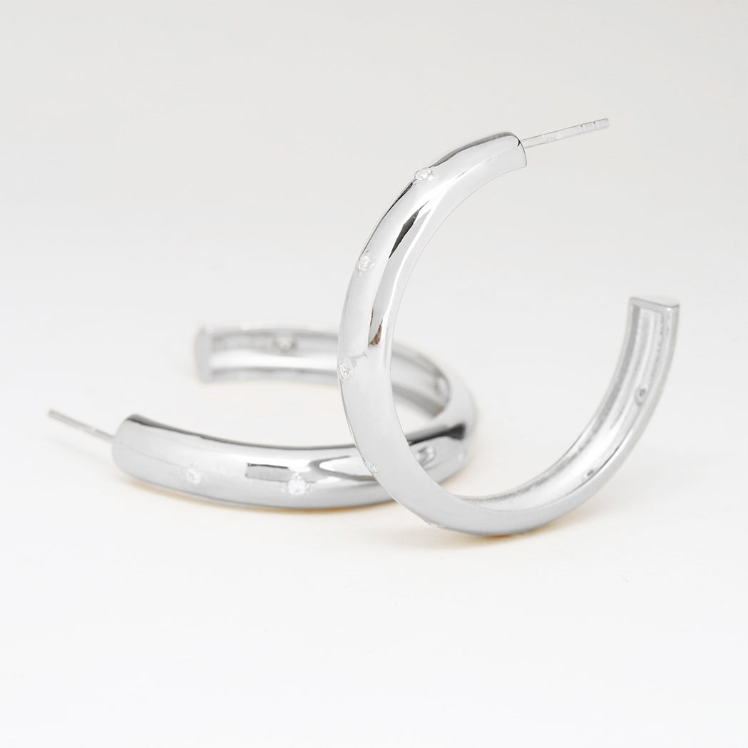 Veloce Hoop Earrings