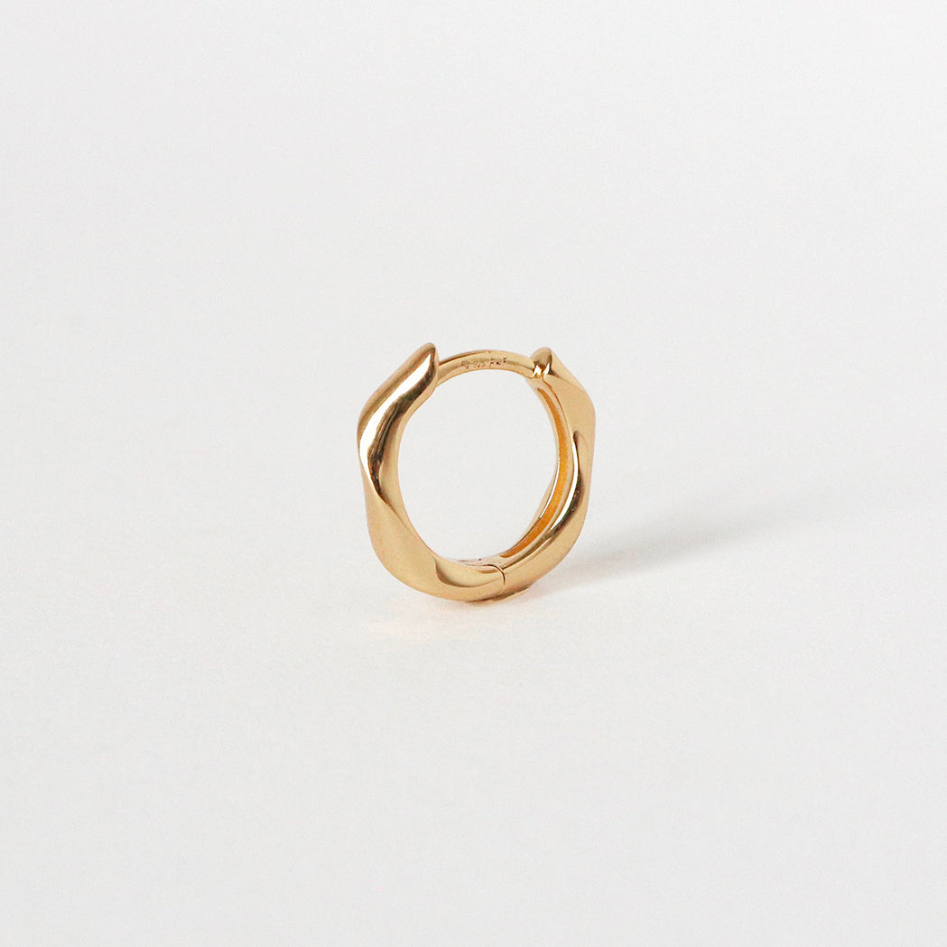 Wave Hoop Earring - By unit