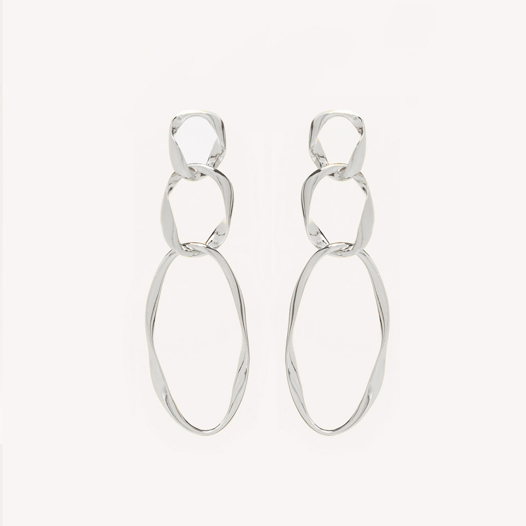 Boucles d'Oreilles Pendantes Wavy