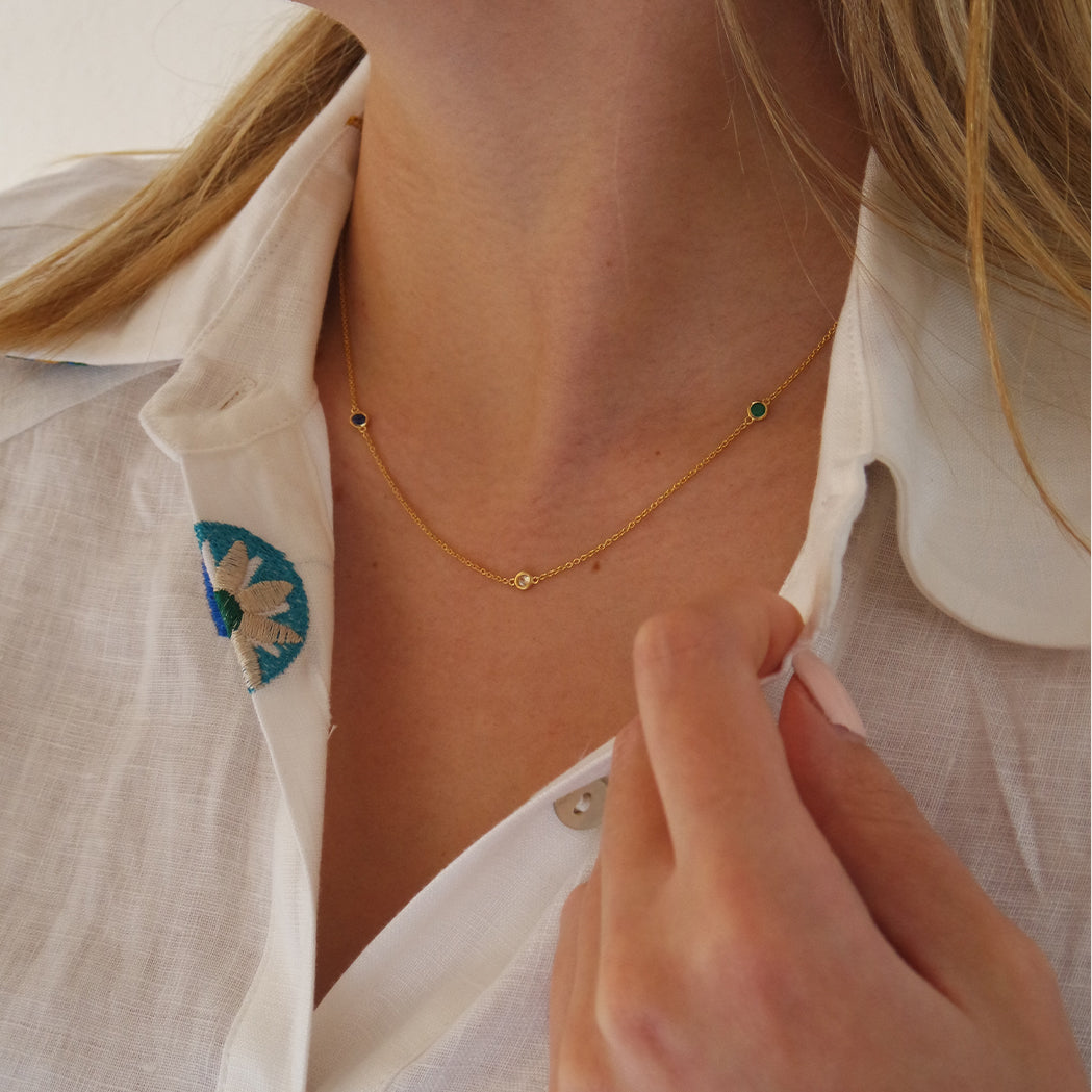 Five_Necklace_Mix_YG_Worn