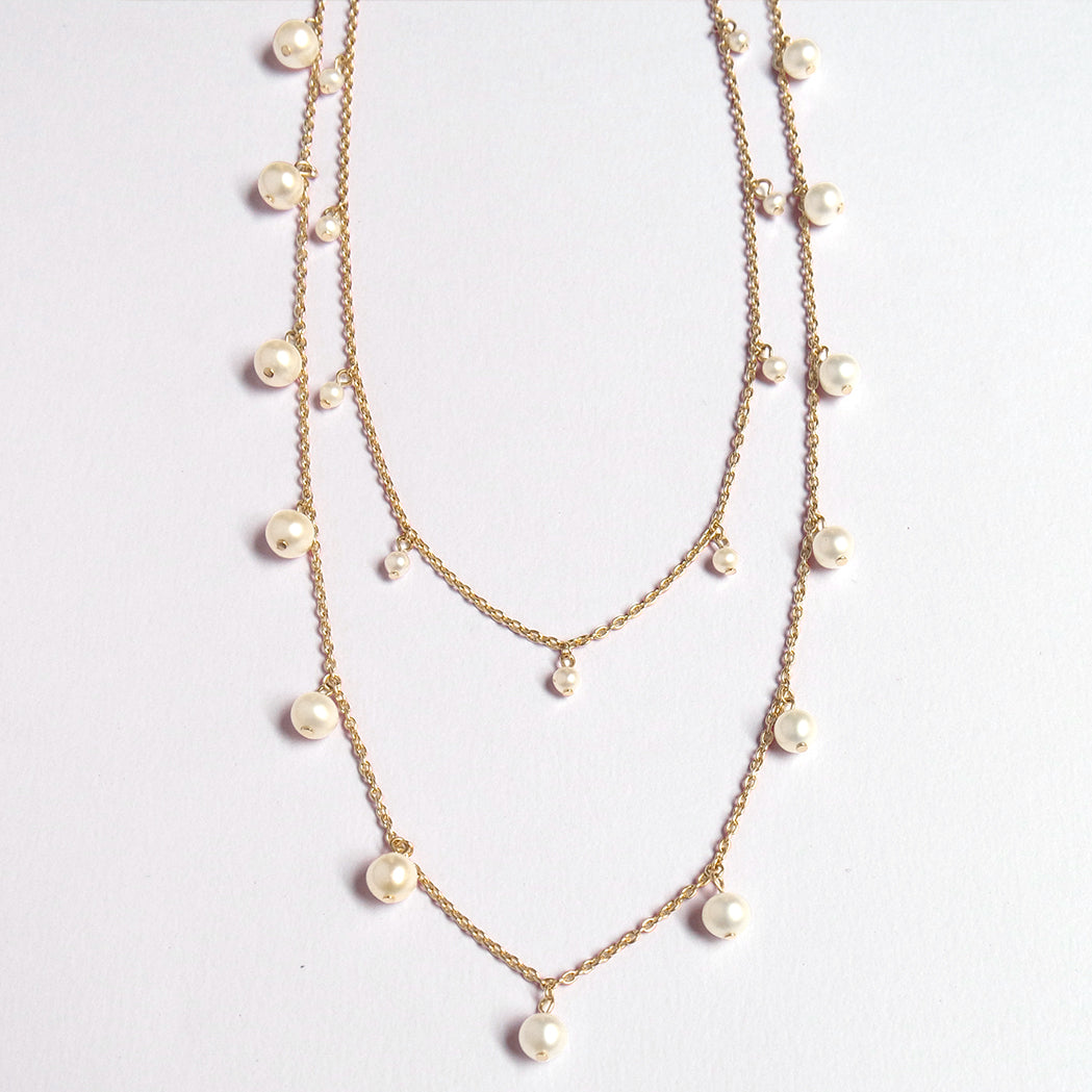 Akoya Long Necklace