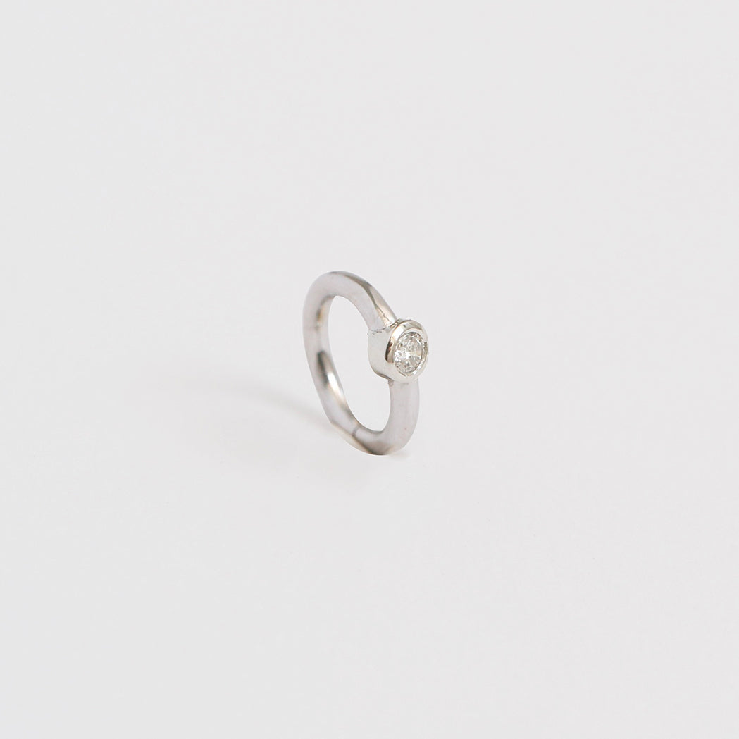 Piercing Clicker Amazone 6, 8,10 ou 12 mm en Or & Diamant