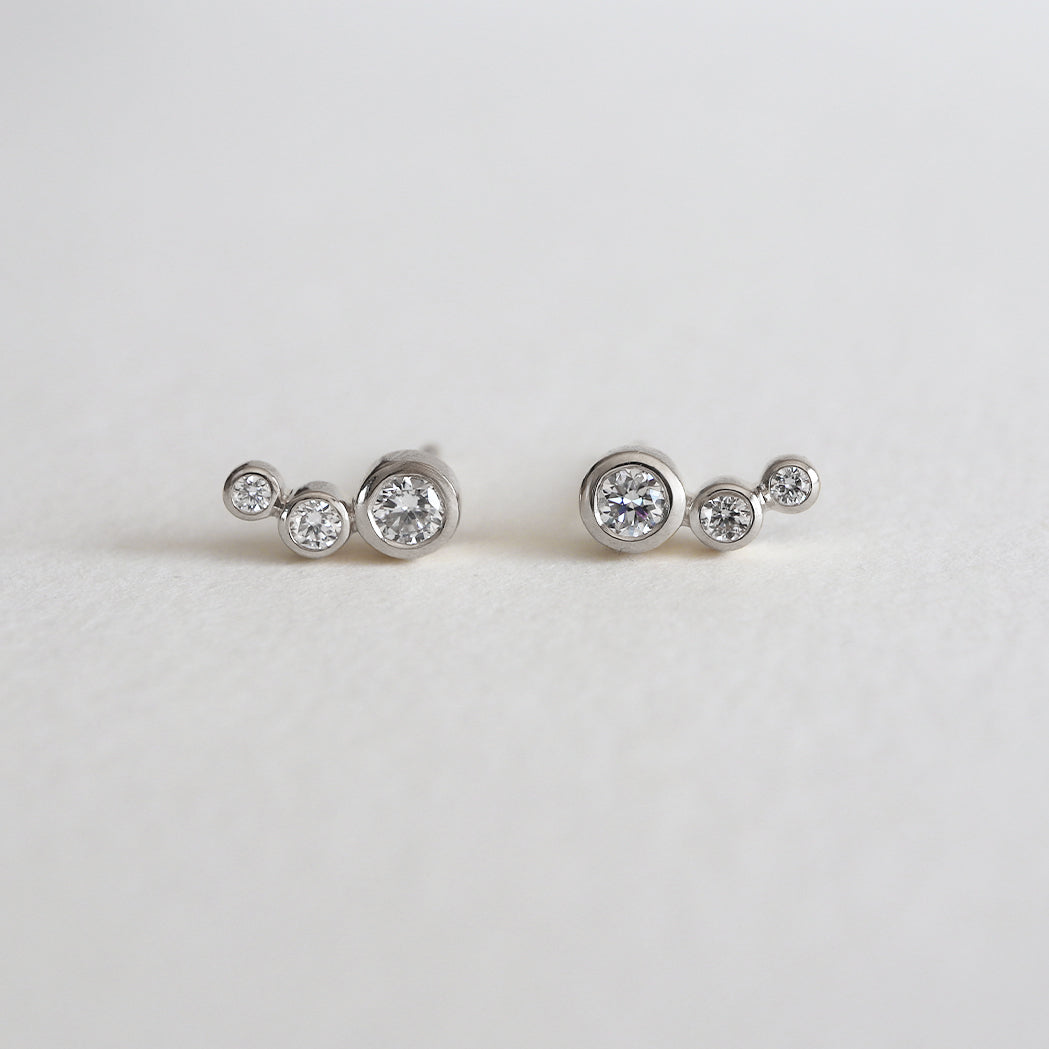 Boucles d'Oreilles Rock Or & Diamants