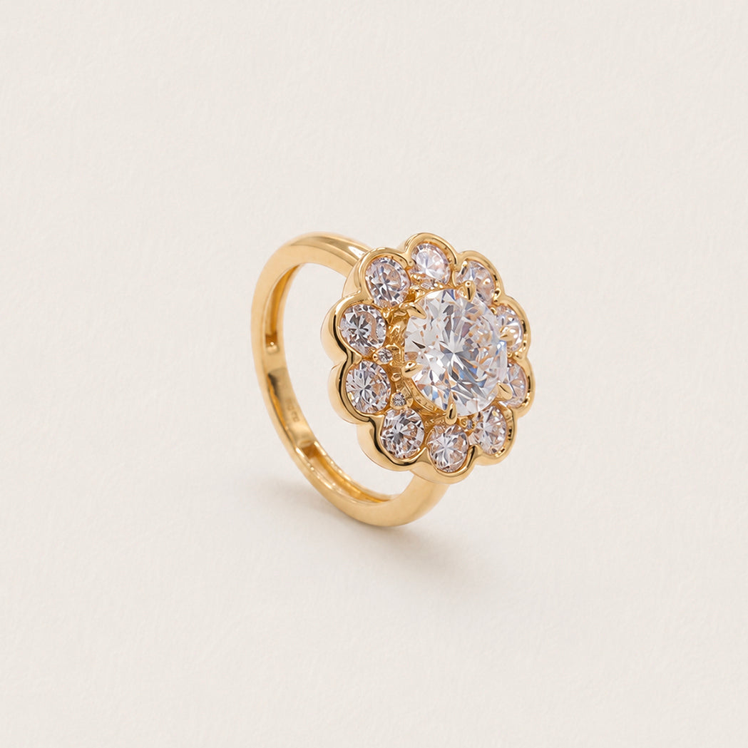 Bloom Ring - Gold & Diamonds