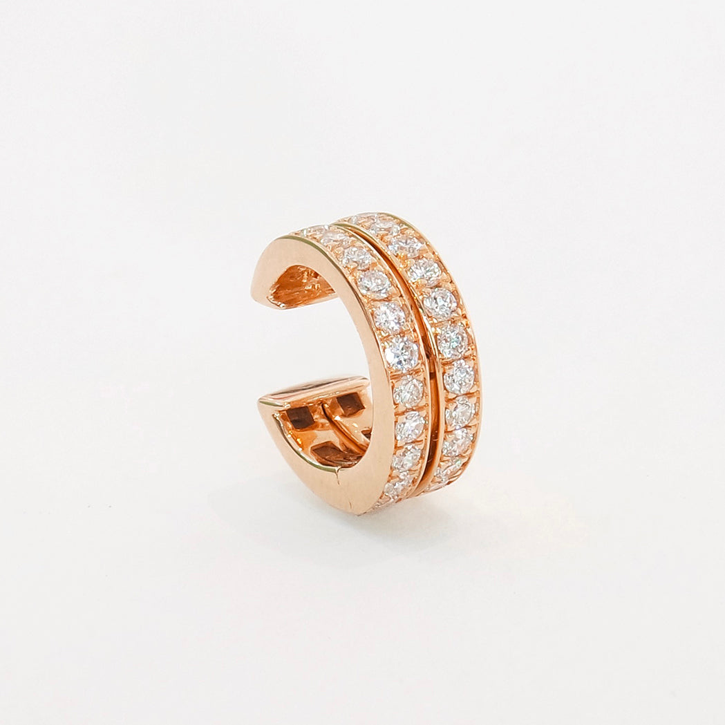 Ear Cuff Bold Or & Diamants
