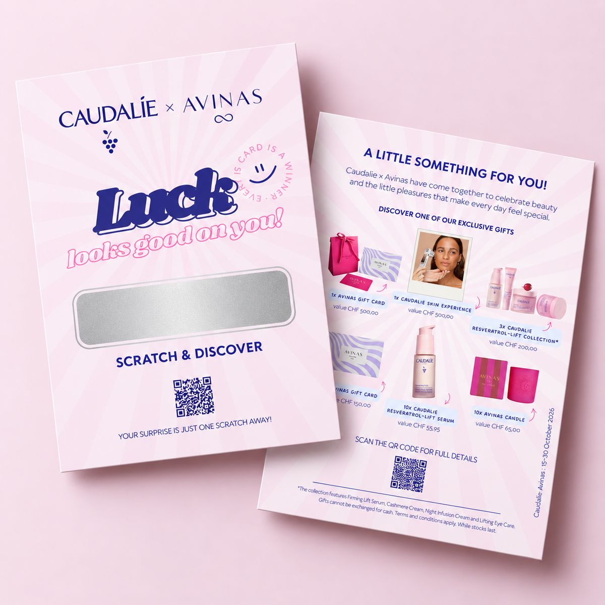 ‍Carte à gratter Caudalie x Avinas (100% off)