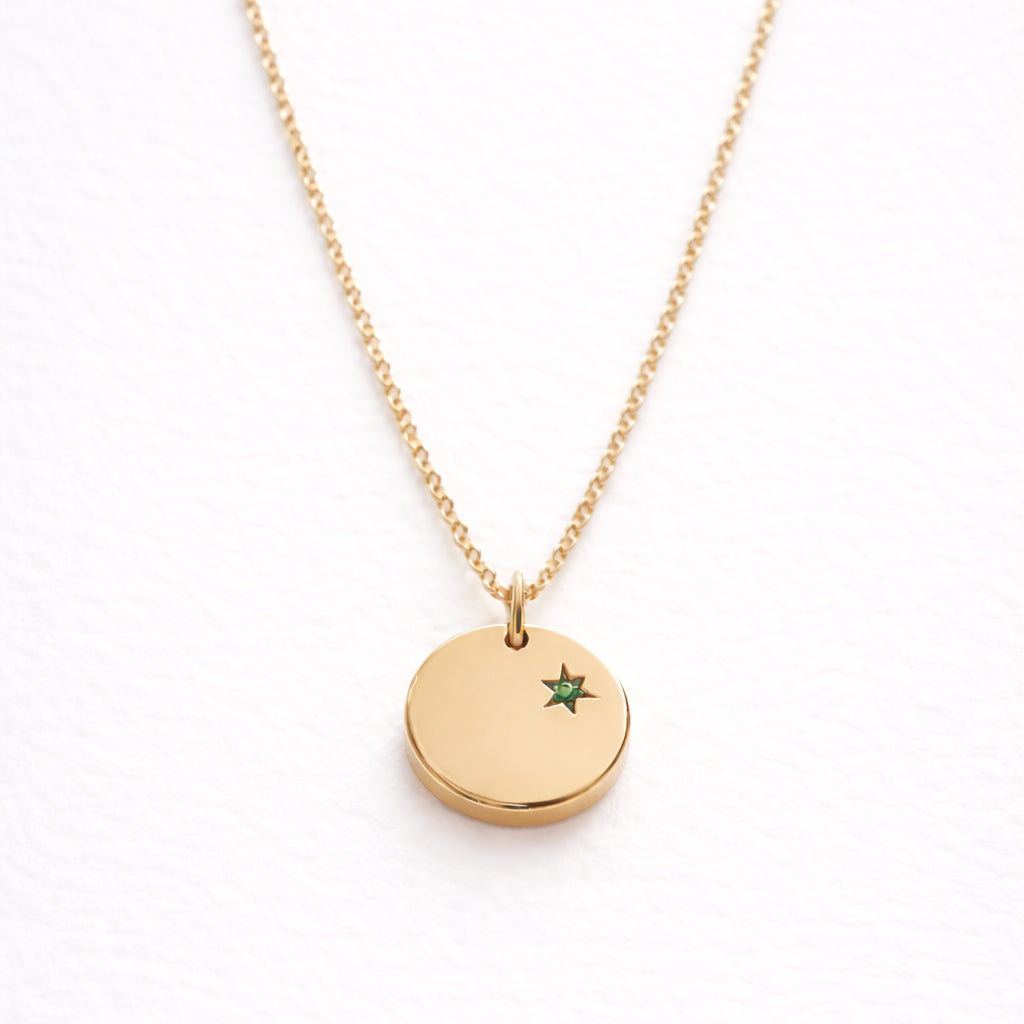 Collier Birthstone - 12 mois au choix