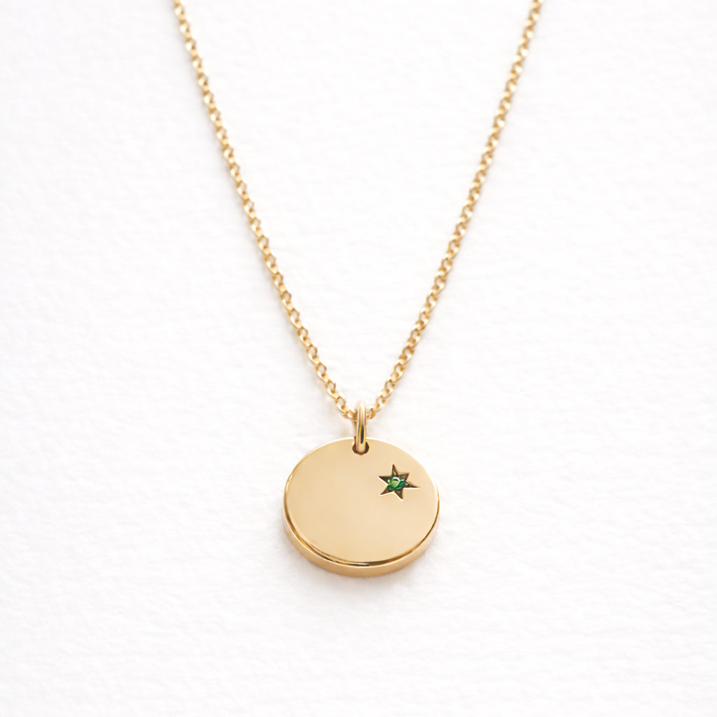 Collier Birthstone - 12 mois au choix