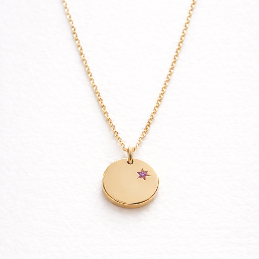 Collier Birthstone - 12 mois au choix