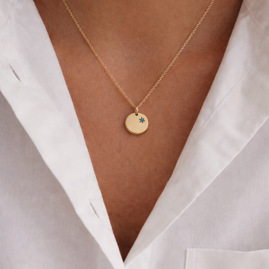 Collier Birthstone - 12 mois au choix