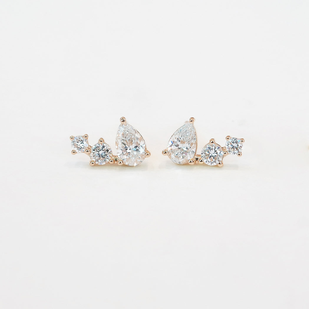 Ohrringe Cosmos – Gold & Diamanten