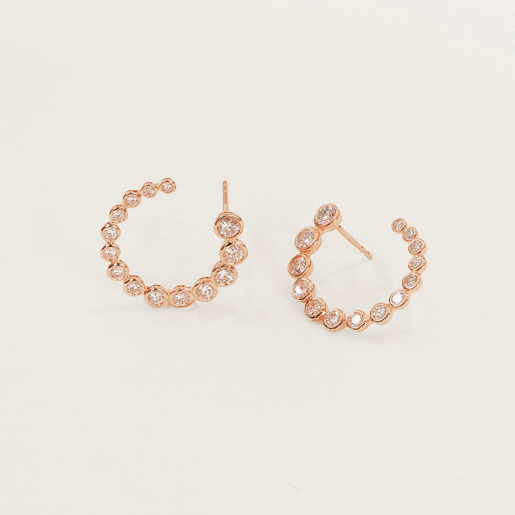 Earrings Eclipse Nova Gold & Diamonds