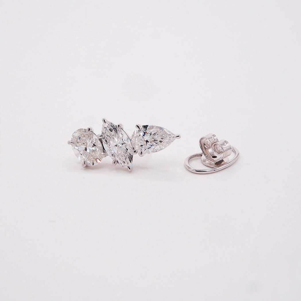 Elys Ohrringe – Gold & Diamanten (6 Karat)