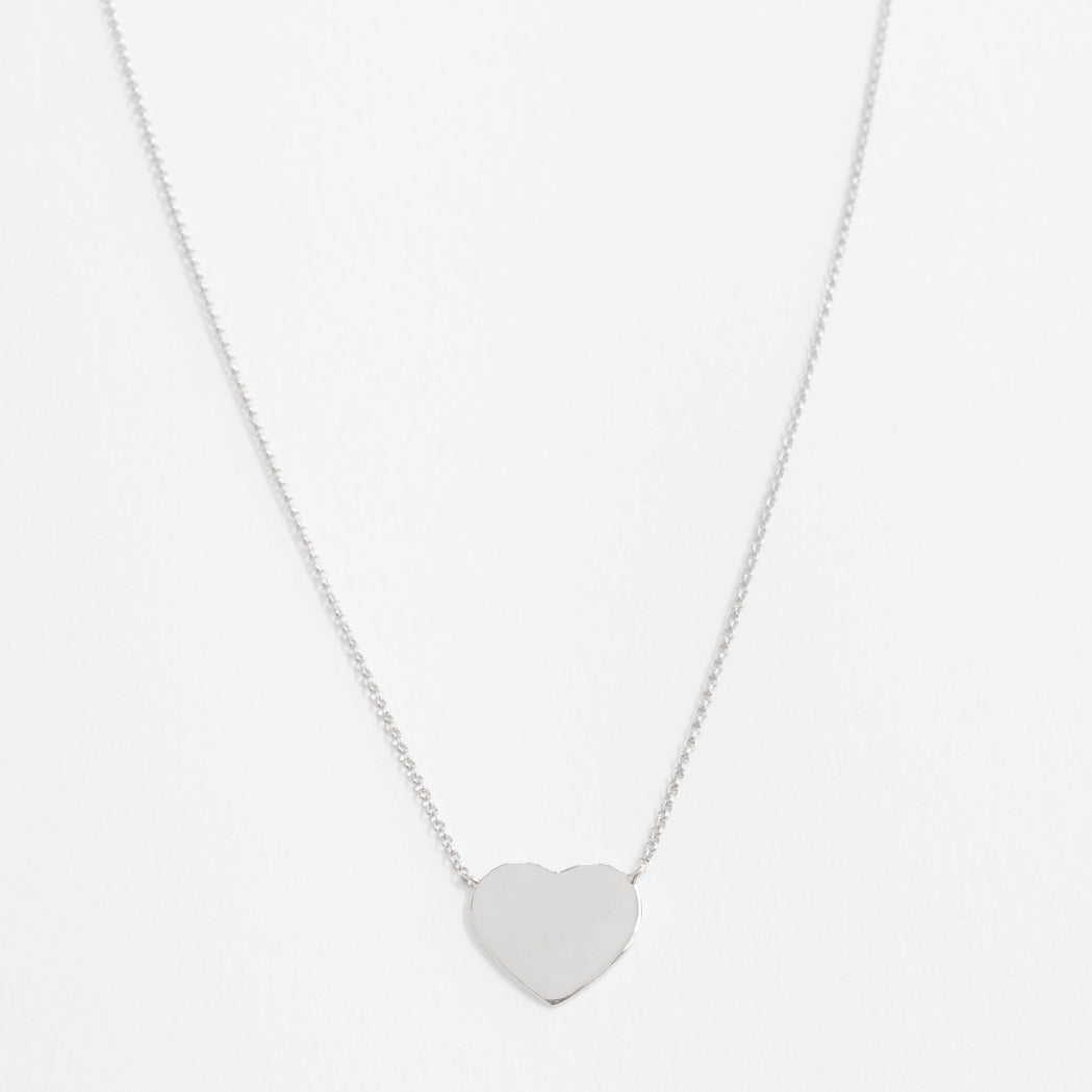 Gold Heart Necklace to Engrave