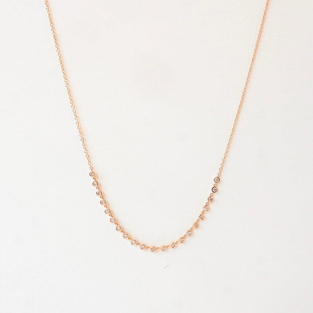 Esmée Necklace - Gold & Diamonds