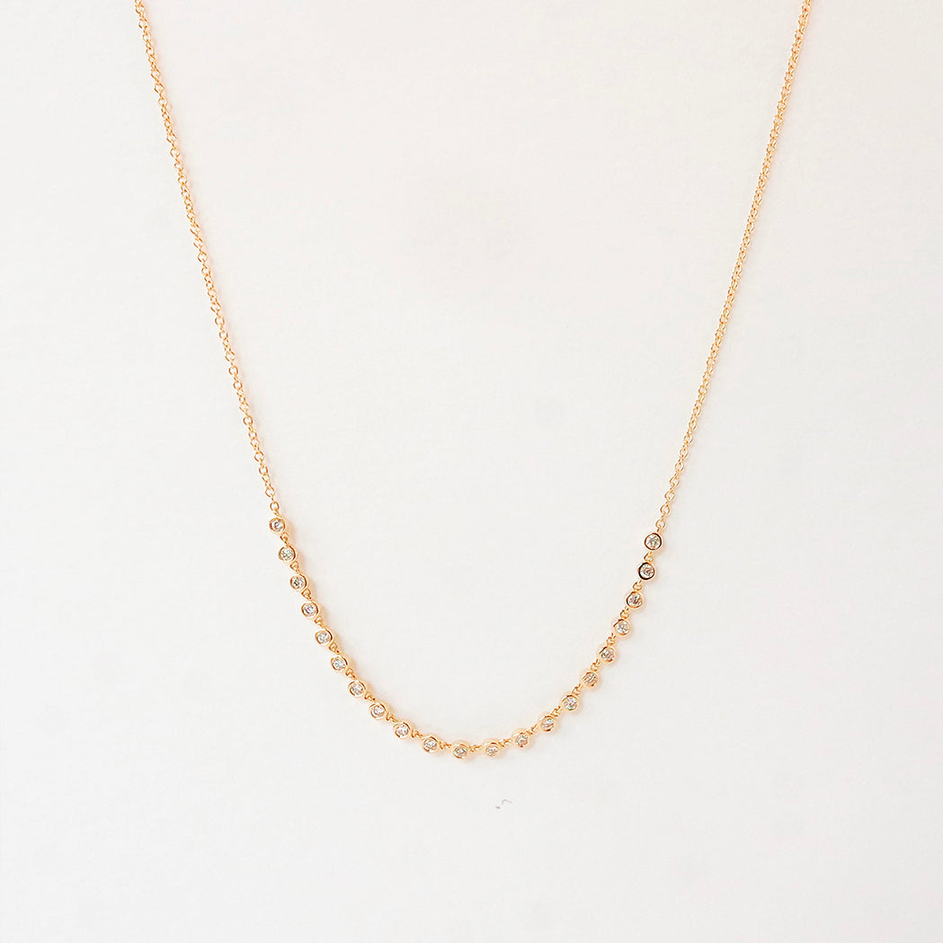 Esmée Necklace - Gold & Diamonds