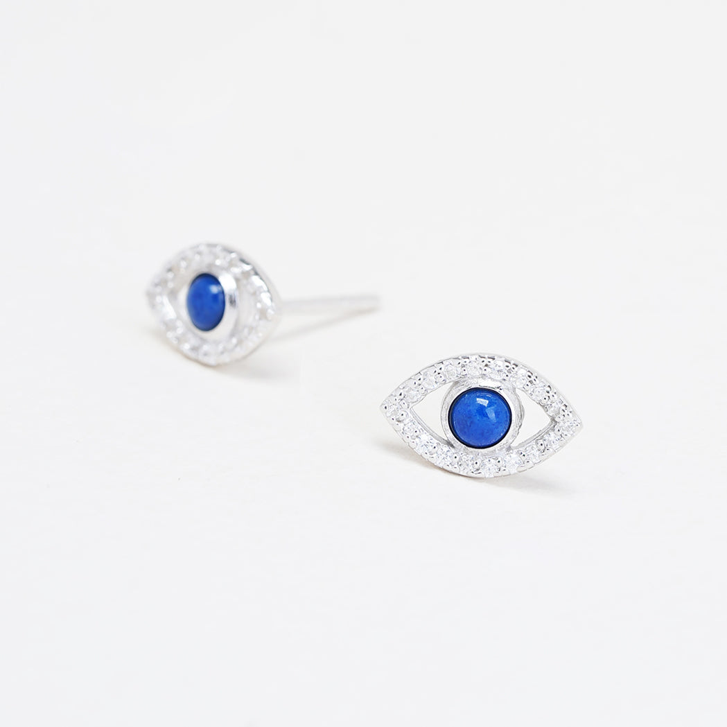 Fortuna Stud Earrings - Lapis Lazuli