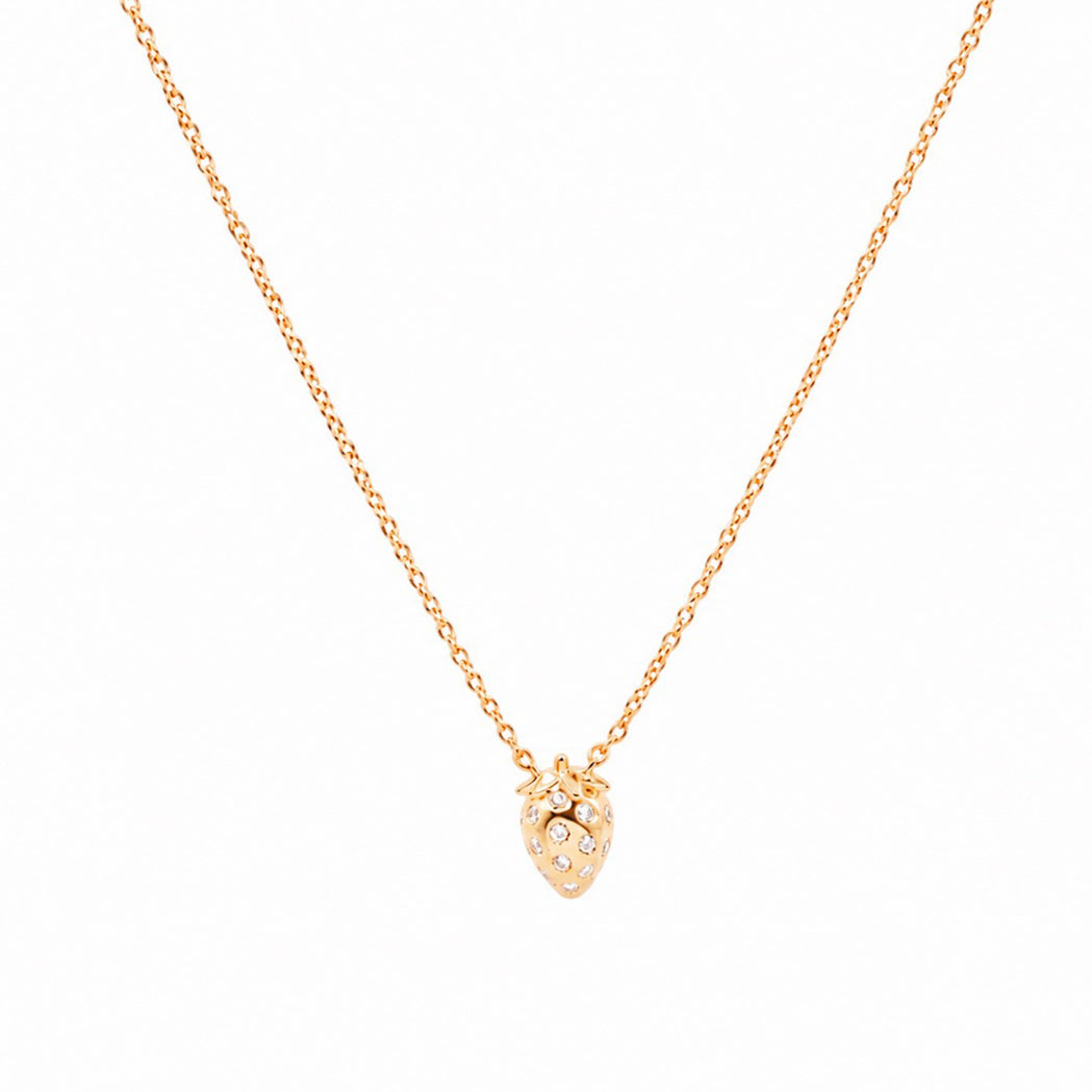 Fragola Halskette - Gold & Diamanten