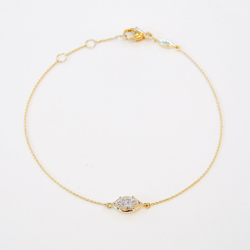 Armband Icon – Marquise – Gold & Diamant