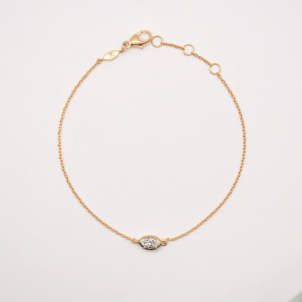 Bracelet Icon - Marquise - Or & Diamant