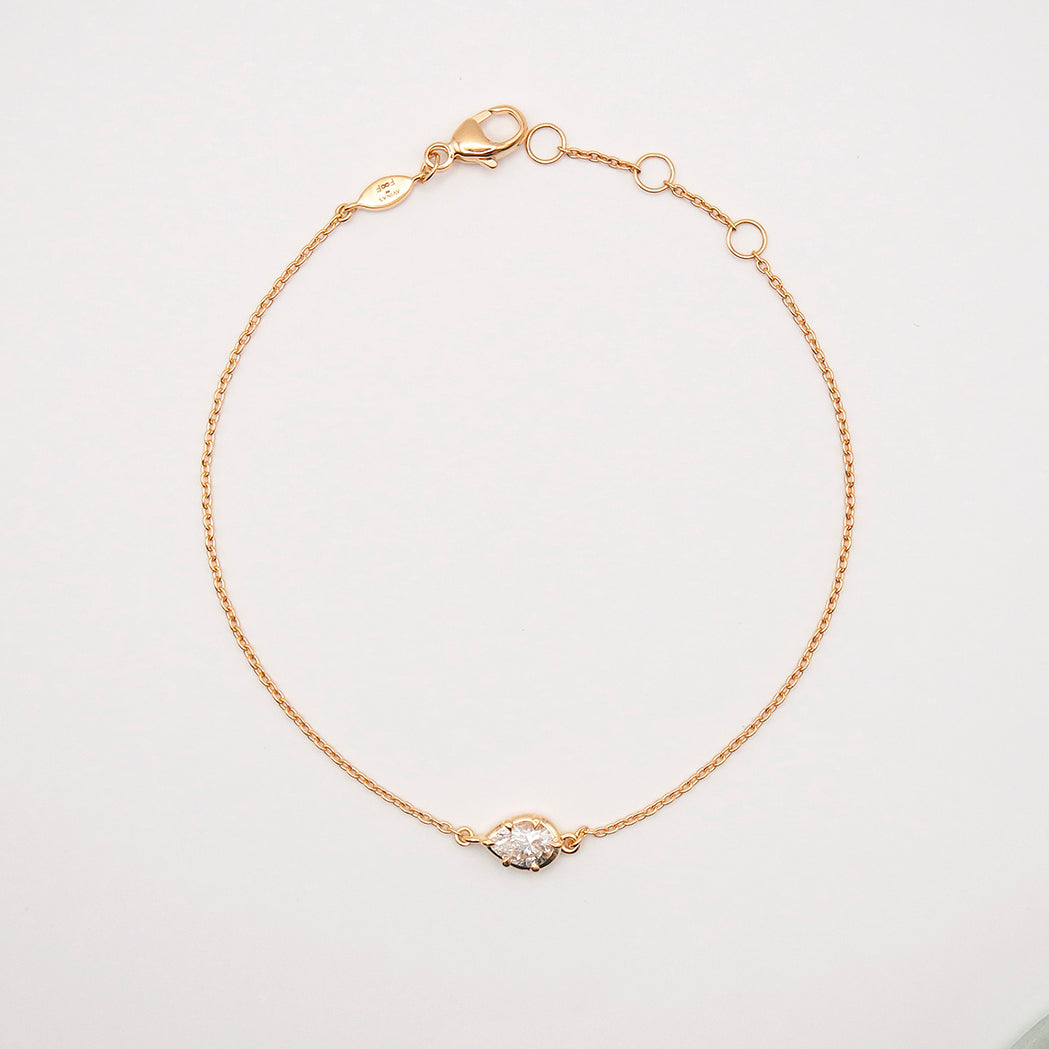 Bracelet Icon - Poire - Or & Diamant
