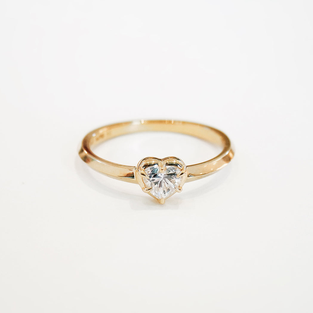 Ring Icon – Herz – Gold & Diamant